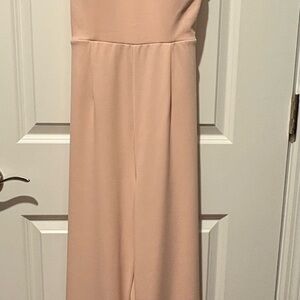 Light Pink Open Back Jumpsuit